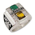 Championship Series Women's Collegiate Ring (Split 5Mm Center Stone)